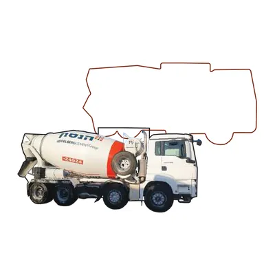 ריחנית ממותגת בצורת משאית #2, דוגמה מודפסת